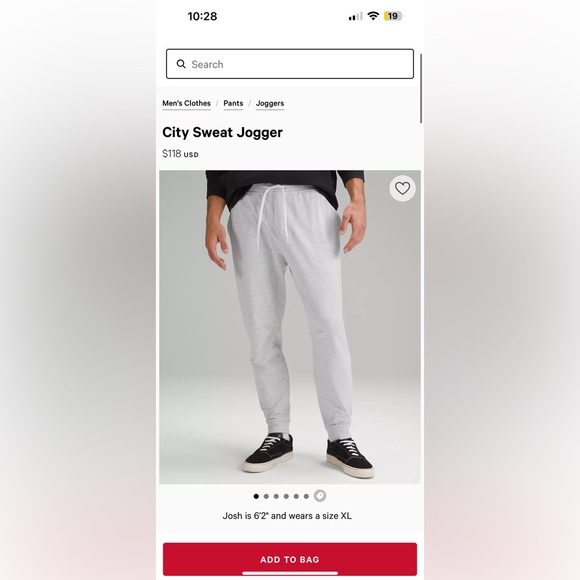 Lululemon City Sweat Joggers - Picture 6 of 14